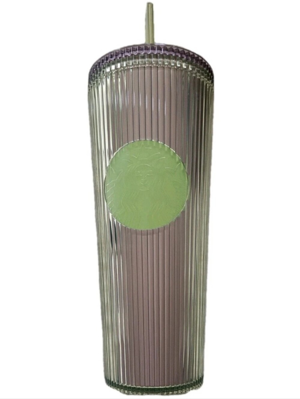 Brand New W Tags Starbucks Green Apple / Purple Cold/Hot Cup (24 Oz) NWT